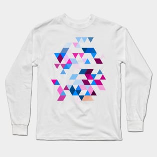 Abstract triangle Long Sleeve T-Shirt